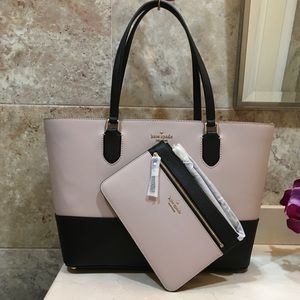 Kate Spade tote and pouch